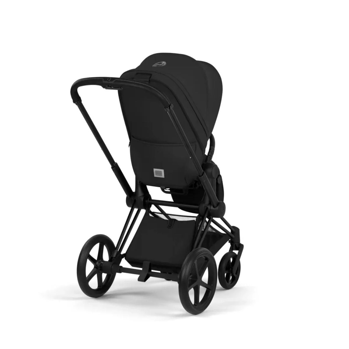 Cybex Priam Stroller (2026) - Matte Black Frame / Sepia Black Lux Seat - Smooth All-Terrain Performance